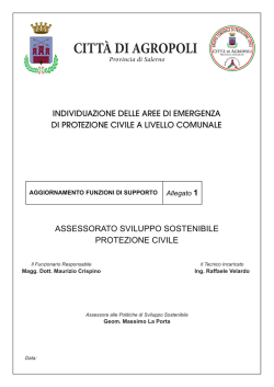 Funzioni di supporto allegato 1