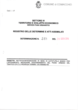 Determina dirigenziale n. 277/2014