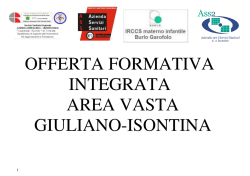 Offerta Formativa Area Vasta 2014