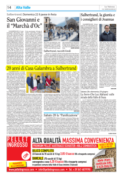 20 anni di Casa Galambra a Salbertrand