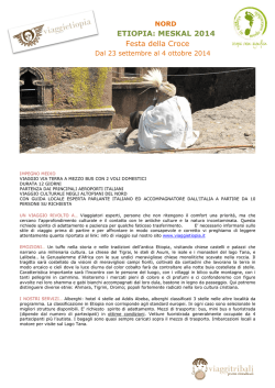 ETIOPIA: MESKAL 2014 Festa della Croce