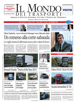 Novembre 2014 - Il Mondo dei Trasporti