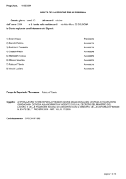 Delibera di GR n.1643 del 13/10/2014