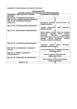 Allegato D - Organigramma
