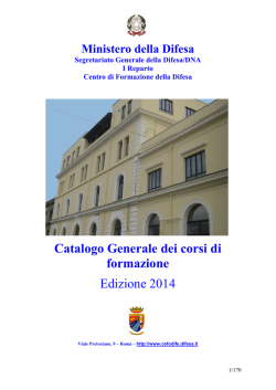 CEFODIFE &ndash; catalogo corsi 2014