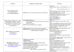 Open Day scuole superiori - Istituto Comprensivo di Barlassina