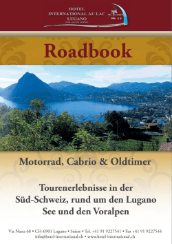 Roadbook - Hotel International au Lac