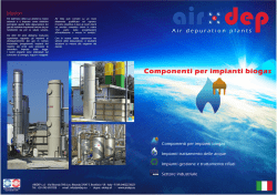Componenti per impianti biogas
