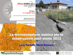 Diapositiva 1 - Ambiente - Regione Emilia
