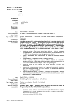 Daniele Lavinia - Regione Siciliana