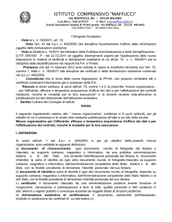 ISTITUTO COMPRENSIVO "MAFFUCCI"