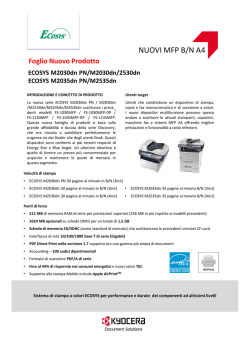 NUOVI MFP B/N A4