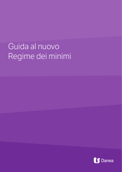 Guida al nuovo regime dei minimi per le partite IVA