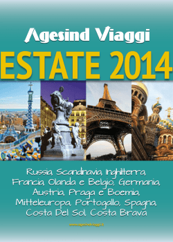 estate 2014 - Agesind Viaggi