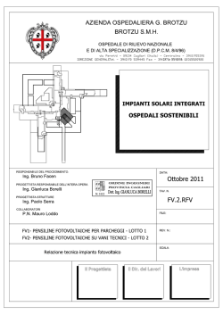 Scarica Relazione tecnica impianto fotovoltaico