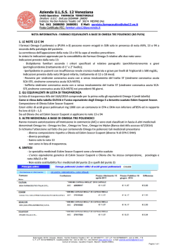 nota informativa - Azienda Ulss 12 veneziana