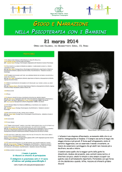 21 marzo 2014 - psicoterapiasociale.it