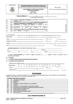 presentazione dia o permesso di costruire