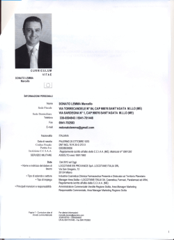 Donato Lemma Marcello - Provincia Regionale di Messina