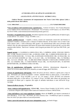 avviso - Comune di Genova