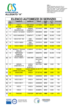 Allegato A - Elenco automezzi