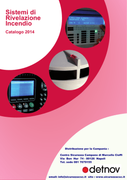 Sistemi di Rivelazione Incendio Catalogo 2014