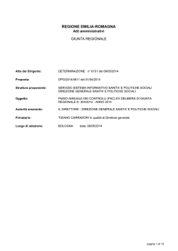 Determinazione n&deg; 6151 del 09.05.2014