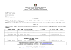 Trasferimento Infanzia Regionale 2014-15