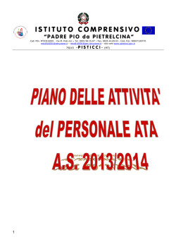 Piano attività personale ATA a.s.2013_14