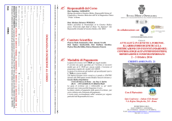 standard” SIGU - Istituto Superiore di Sanità