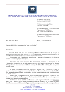 Lettera CONAPS ddl 1324