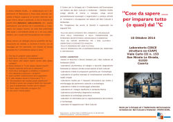 SEMINARIO DATAZIONE_10 OTTOBRE 2014
