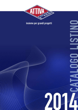 Scarica Catalogo Listino Attiva Colori e Toni 2014