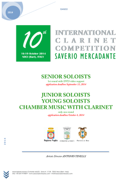 senior soloists - Associazione Musico Culturale Aulos