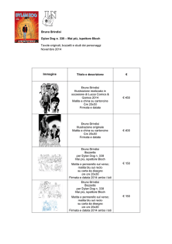 Bruno Brindisi Dylan Dog n. 338 &ndash; Mai pi&ugrave;, ispettore