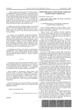 ministero delle politiche agricole alimentari e forestali