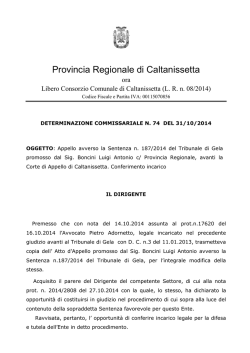 Provincia Regionale di Caltanissetta