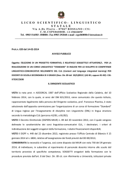 liceo scientifico- linguistico statale