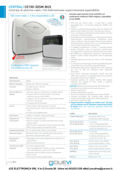 CENTRALI CE100-3GSM-BUS