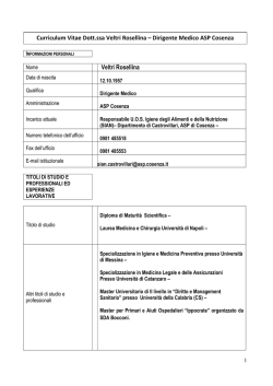 C U R R I C U L U M    V I T A E