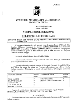 Delibera C.C. 44/2014 - Comune di Montecatini Val di Cecina