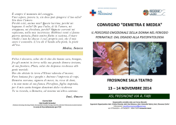 brochure medea - Depressione Post Partum