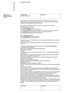 05.03.2014 - Universit&agrave; IUAV di Venezia