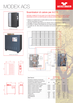 Scheda prodotto modex acs