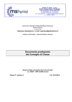 Documento 5AIF 2013-2014