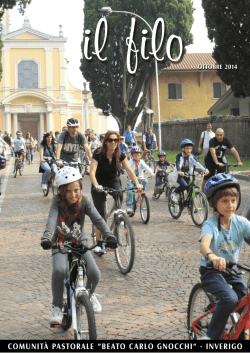numero di ottobre - Home Page - Comunit&agrave; Pastorale Beato Carlo