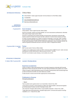 CV - Acque del Chiampo spa