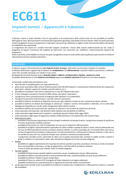 EC611 Impianti termici &ndash; Apparecchi e tubazioni