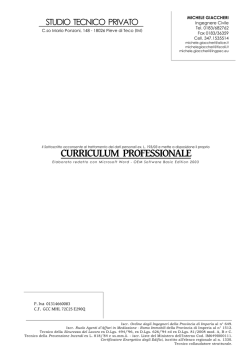 curriculum vitae - Gazzetta Amministrativa