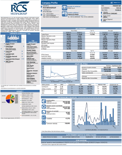Company Profile - RCS MediaGroup